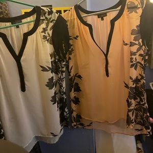 Two dress shirts come together